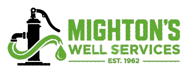 Mighton's Well Services Logo - White